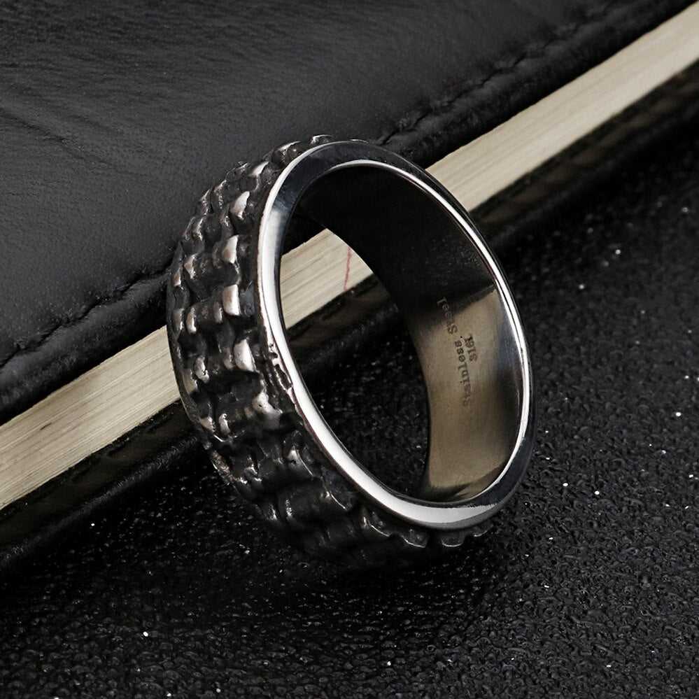 Cycolinks Retro Stainless Steel Bike Chain Ring - Cycolinks