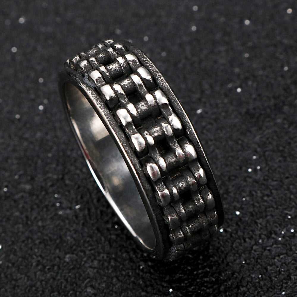 Cycolinks Retro Stainless Steel Bike Chain Ring - Cycolinks