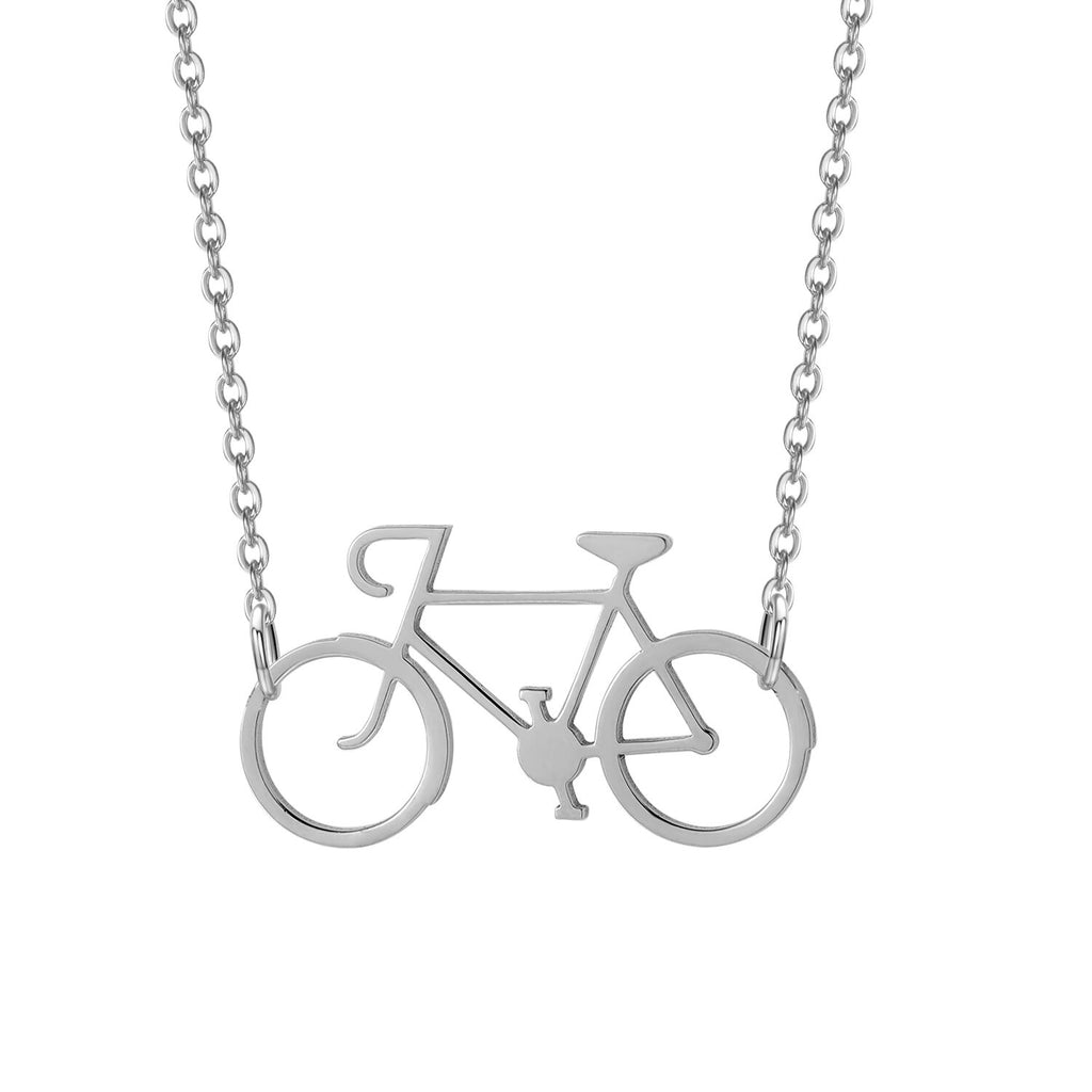 Cycolinks Stainless Steel Road Bike Necklace - Cycolinks