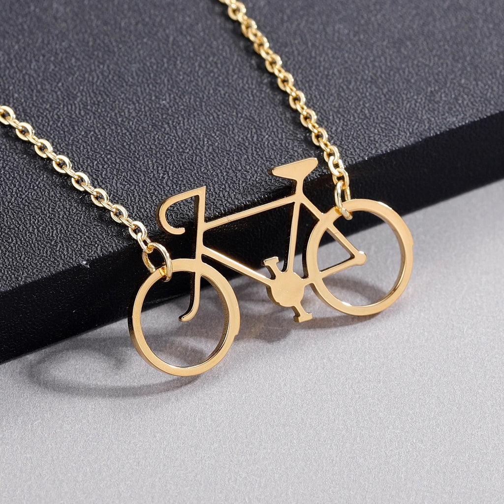 Cycolinks Stainless Steel Road Bike Necklace - Cycolinks